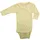 Engel Baby Wickelbody langarm Wolle & Seide, Engel Natur, Gr. 50/56 - 50-56