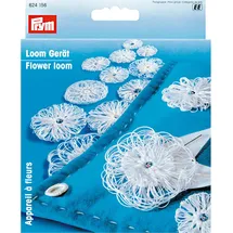 Prym 624156 Gerät rund Flower Loom, violett, pflaumenblau/Taubengrau, 1 Stück