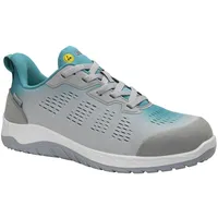 ELTEN Sicherheitshalbschuh LUANA grey-turquoise Low ESD S1, Gr. 41