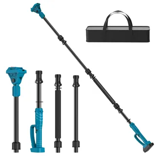 Teleskopstange für Akku-Astschere: 2M Verlängerungsstange für Makita 18V Batterie, Verlängerungsstange Aluminiumlegierung mit 180° Drehung, für Gartenzweige