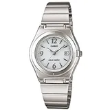 Casio Wave Ceptor LWQ-10DJ-7A1JF Solar Funkuhr weißes Zifferblatt Edelstahl Y...