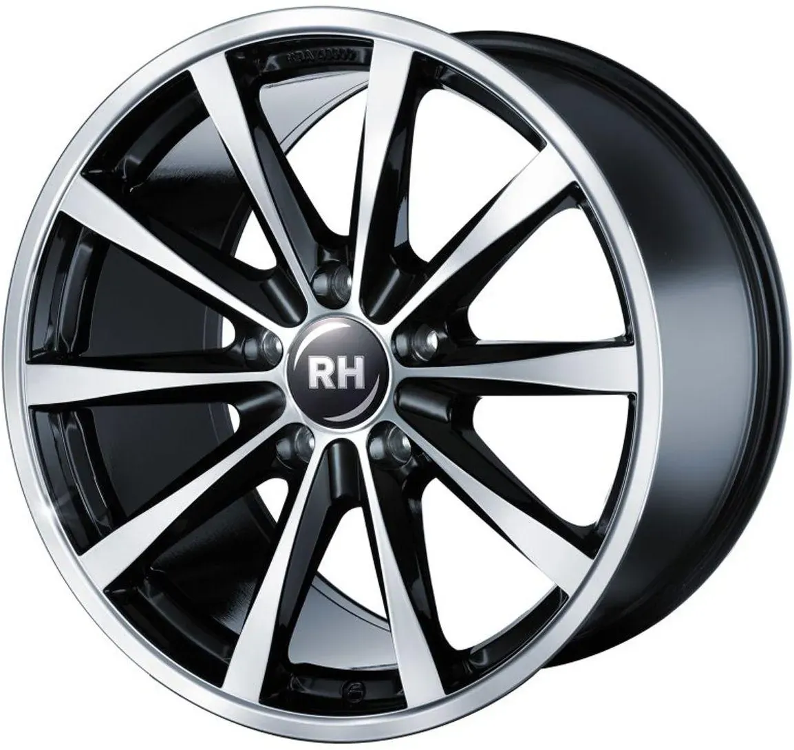 RH GT RAD schwarz voll poliert 11.0Jx19 5x130 ET65