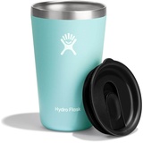 Hydro Flask - Thermobecher für Unterwegs 473 ml (16 oz) - Verschließbarem, Auslaufsicherem Eindrückdeckel - Doppelwandiger, Vakuumisolierter Reisebecher aus Edelstahl - Heiß & Kalt - BPA-frei - Dew