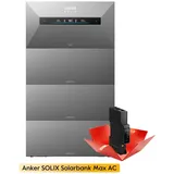 Anker SOLIX Solarbank Max AC Speicher mit 3 BP7000 Und Smart Meter Gen 2