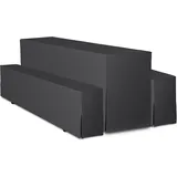 TexDeko Biertischhusse Premium Anthrazit 220 x 70 cm