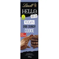 Lindt Hello Schokolade, Vegan, mit dunklen Keks-Stückchen, 100 g