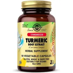 Standardisierter Kurkuma-Wurzelextrakt 400 mg 60 pflanzliche Kapseln