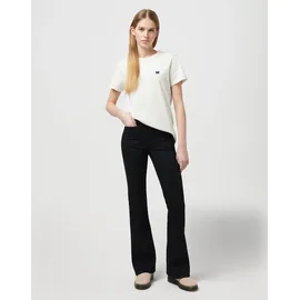 Wrangler Flare Jeans mit High Waist in Schwarz-W33 / L34