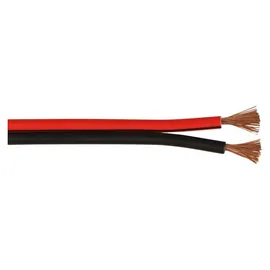 goobay 67732 Lautsprecherkabel 2x1.5 mm2 CCA 10 m rot/schwarz