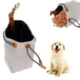 GUUFOO Hunde Leckerli Taschen Futterbeutel für Hundetraining Leckerlibeutel Fur Hunde Hundetraining Snackbeutel Tragbare Hundeleckerli Tasche für Haustier Training