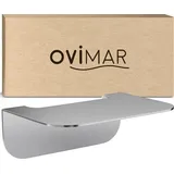 ovimar Badablage Halsbarre | Edelstahl | Silber | ohne Bohren | hängend im Bad oder in der Küche | zur Ablage oder als kleines Regal von von dive...