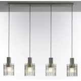 CASANOVA Pendelleuchte RONJA - silber - LBH 18x108x150 cm