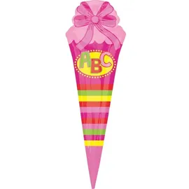 amscan® Folienballon Schultüte pink, 1 St.