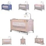 Cangaroo Reisebett Once upon a time, 2 Ebenen, Seiteneingang, Matratze, Mobile, Farbe:beige