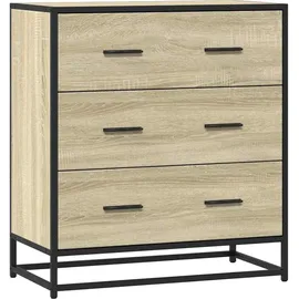 deluke Sideboard SOPI 68 x 76 x 35 cm Sonoma-Eiche / Braun