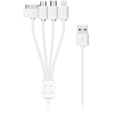 Xlayer Octopus 4-IN-1 Multi-USB-Ladekabel White