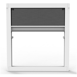 Insektenschutzplissee Insektenschutz Plissee ohne Bohren für Fenster und Dachfenster - Dachfensterplissee Moskitonetz Fliegengitter Mückengitter Fenstergitter Fliegenschutz, Nematek weiß