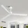 parrot uncle 127 cm Deckenventilator Weiß/Schwarz