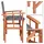 CASARIA Cannes Regiestuhl 48 x 56,5 x 86 cm grau klappbar