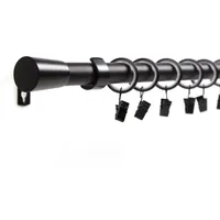 deco-raum Gardinenstange 1-lauf Wandmontage Kegel 300cm
