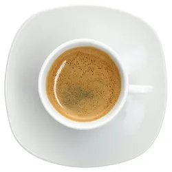 6er Set LOTTA Espressotasse 80ml mit Untertasse weiß Porzellan