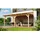 Weka Terrassendach 455 x 322 cm beige