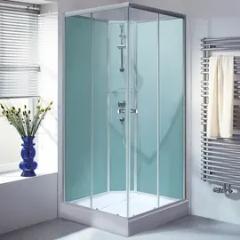 Schulte Korfu II Komplettdusche 89 x 89 cm silber-grün EP19360601502