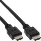 InLine HDMI Kabel, HDMI-High Speed, / Stecker, schwarz, 1,5m