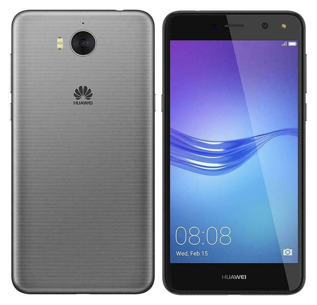 Huawei Y6 (2017) Smartphone Dual Sim MYA-L41 16GB Gray Neugeöffnet