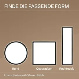 B.K.Licht LED Panel 1 29 cm rund/schwarz