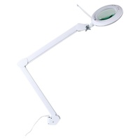 Showlite Lupenlampe LL-6095D-Pro LED Lupenleuchte, LED fest integriert, flexibel verstellbar, Helligkeit und Farbtemperatur wählbar weiß