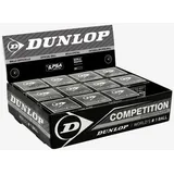 Dunlop Competition Squash Ball (12er Pack) - Schwarz