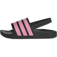 Adidas Adilette ESTRAP Slides Children RUTSCHEN, core Black/Bliss pink/core