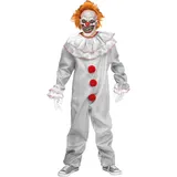 Fun World Division Clown-Es-ker Horrorclown Kostüm für Kinder (146, 152)