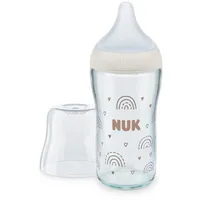 NUK Perfect Match Babyflasche aus Glas mit Temperaturkontrolle 230 ml