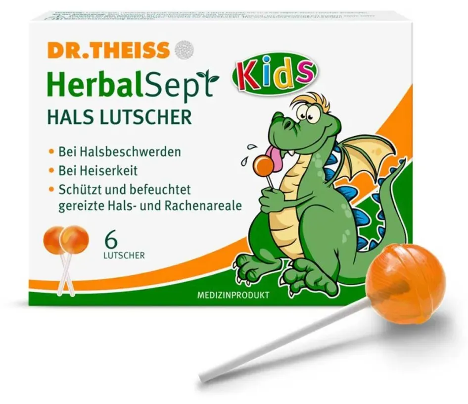 Dr. Theiss HerbalSept Hals Lutscher Kids