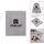 PULUZ 43 in 1 Accessories Ultimate Combo Kits, Action Cam Zubehör, Schwarz