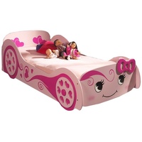 Kindermöbel 24 Autobett Joline Rosa - Pink rosa