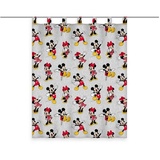 Disney Gardine Vorhang Fertiggardine Minnie & Mickey 140 x 160 cm