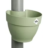 elho Vibia Campana Fallrohr Pflanzgefäß Pistaziengrün 22 cm - Kunststoff