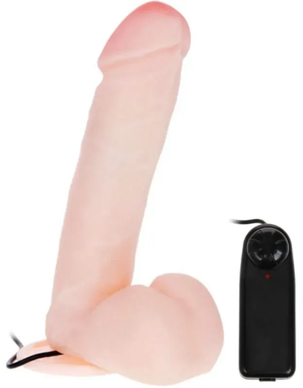 BAILE - Realistischer Dildo mit Vibration, 20 cm