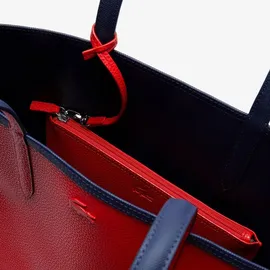 Lacoste Anna Reversible Two-Tone Tote Bag marine/rouge