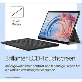 Microsoft Surface Pro 12 Copilot+ PC Snapdragon X2 Plus 16 GB RAM 512 GB SSD Schwarz EP2-73285