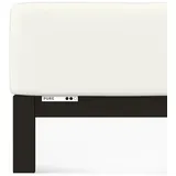 Schlafgut Boxspring Spannbetttuch Pure aus Bio Baumwolle 180x200 - 200x220 cm | off-white - weiß