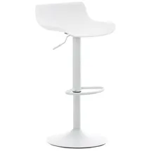 CLP Barhocker Aveiro 57-81 cm Weiß