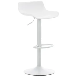 CLP Barhocker Aveiro 57-81 cm Weiß