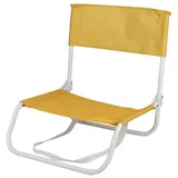 Sunnydays Campingstuhl klappbarer Strandstuhl Camping-Stuhl mit Trageschlaufe, Leichtgewicht mit etwas über 1 Kg gelb
