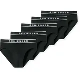 SCHIESSER Slip 5er Pack Schwarz / Weiß XL