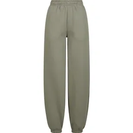 URBAN CLASSICS Ladies Fluffy Sweatpants paleolive, 4XL - 4XL