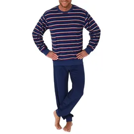 normann Frottee Pyjama lang Blau 60/62